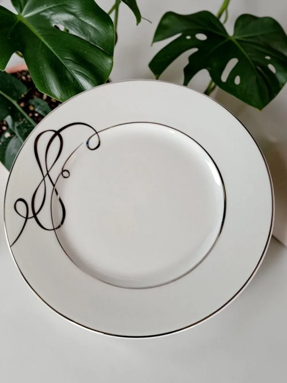 Mikasa Love Story Platinum Round 7' Bread & Butter Plate